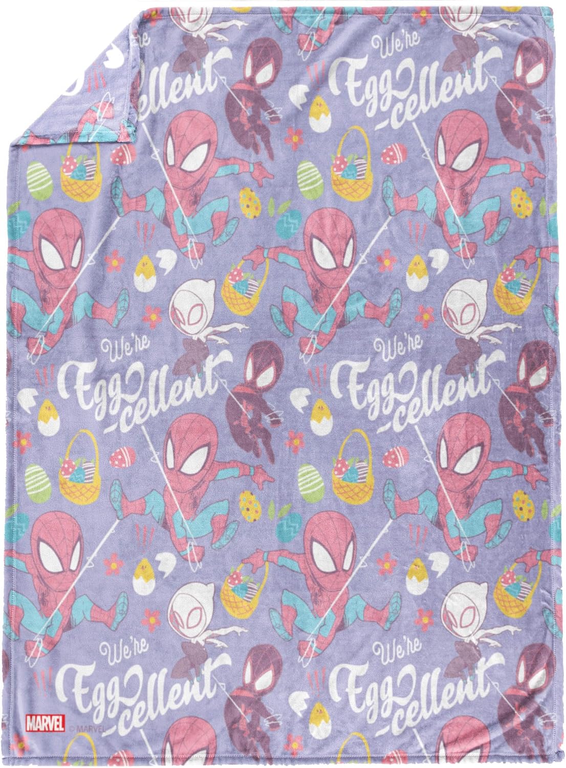 Jay Franco Kids Plush Throw Blanket – Ultra Soft Cozy Plush Fleece for Bed, Couch, Sofa, Home Décor, Official Licenseds Huntrix and Saja Boys, Light Purple - Kpop Demon Hunters, 46x60 - Throw Blanket