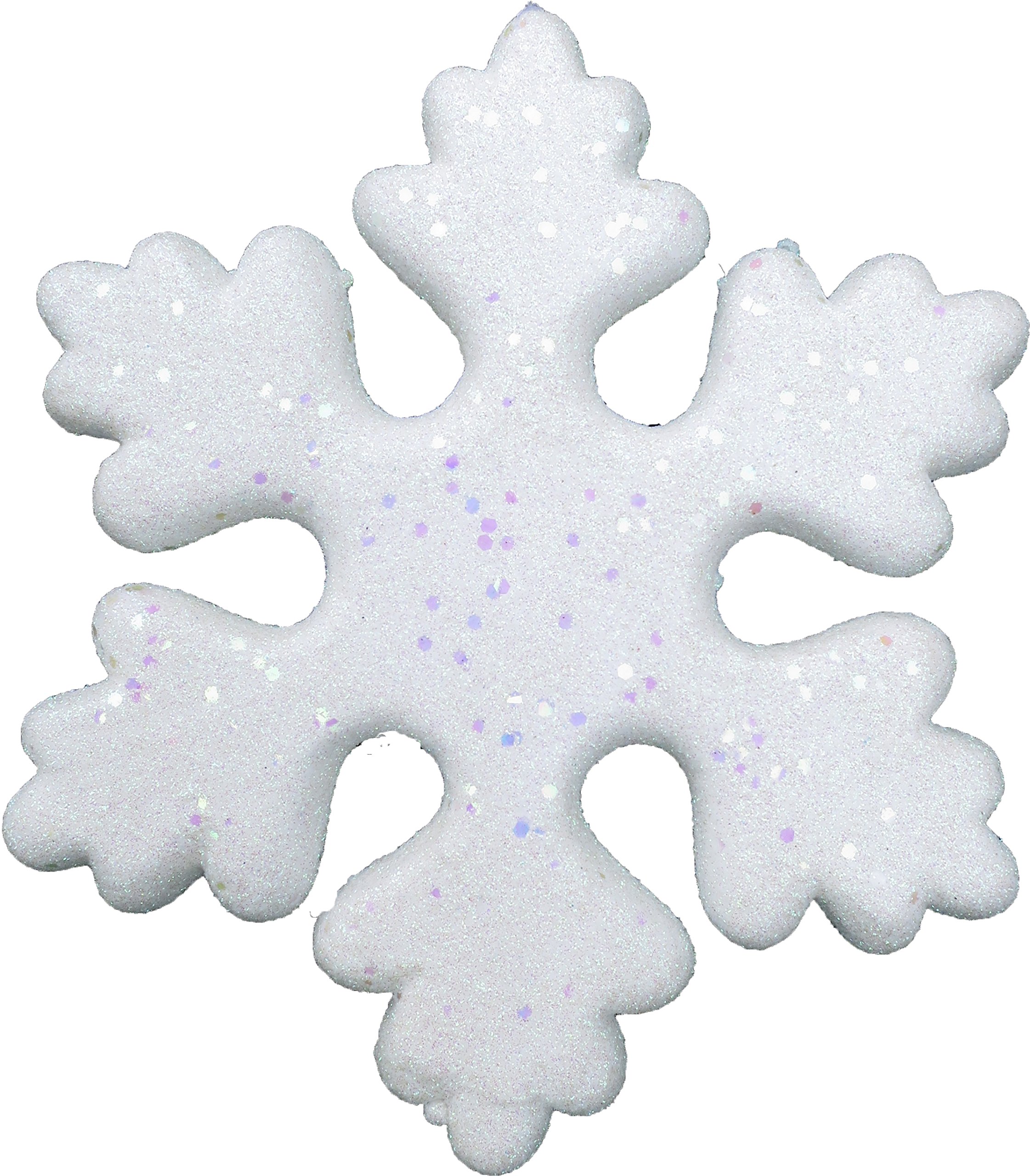 Flocon De Neige Avec Effet Neige Irisierender 22 Cm, Environ 2 Cm