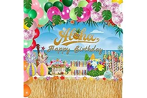 Hawaiian Beach Party Decorations - You'll go Nuts Over this Luau Party Supply Kit