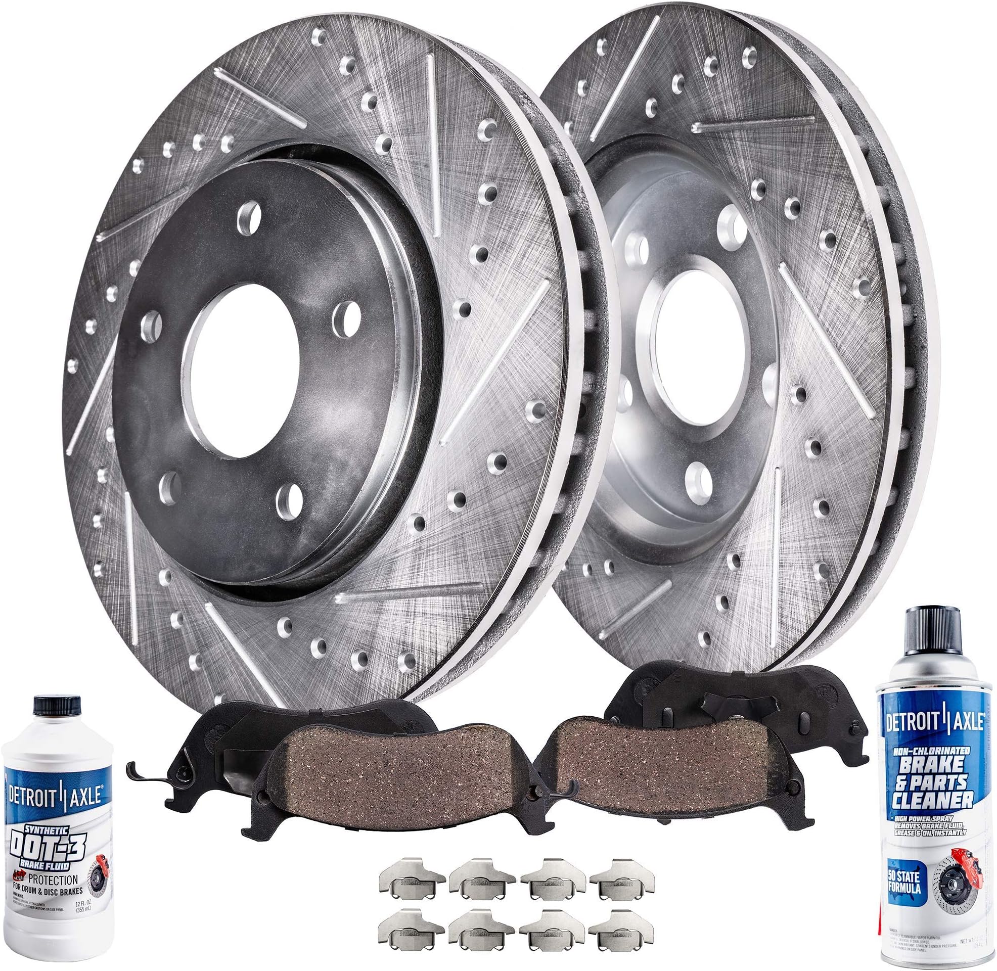 Front Brake Pad And Rotor Kit For Chevy Pontiac Equinox Torrent - Foto 6