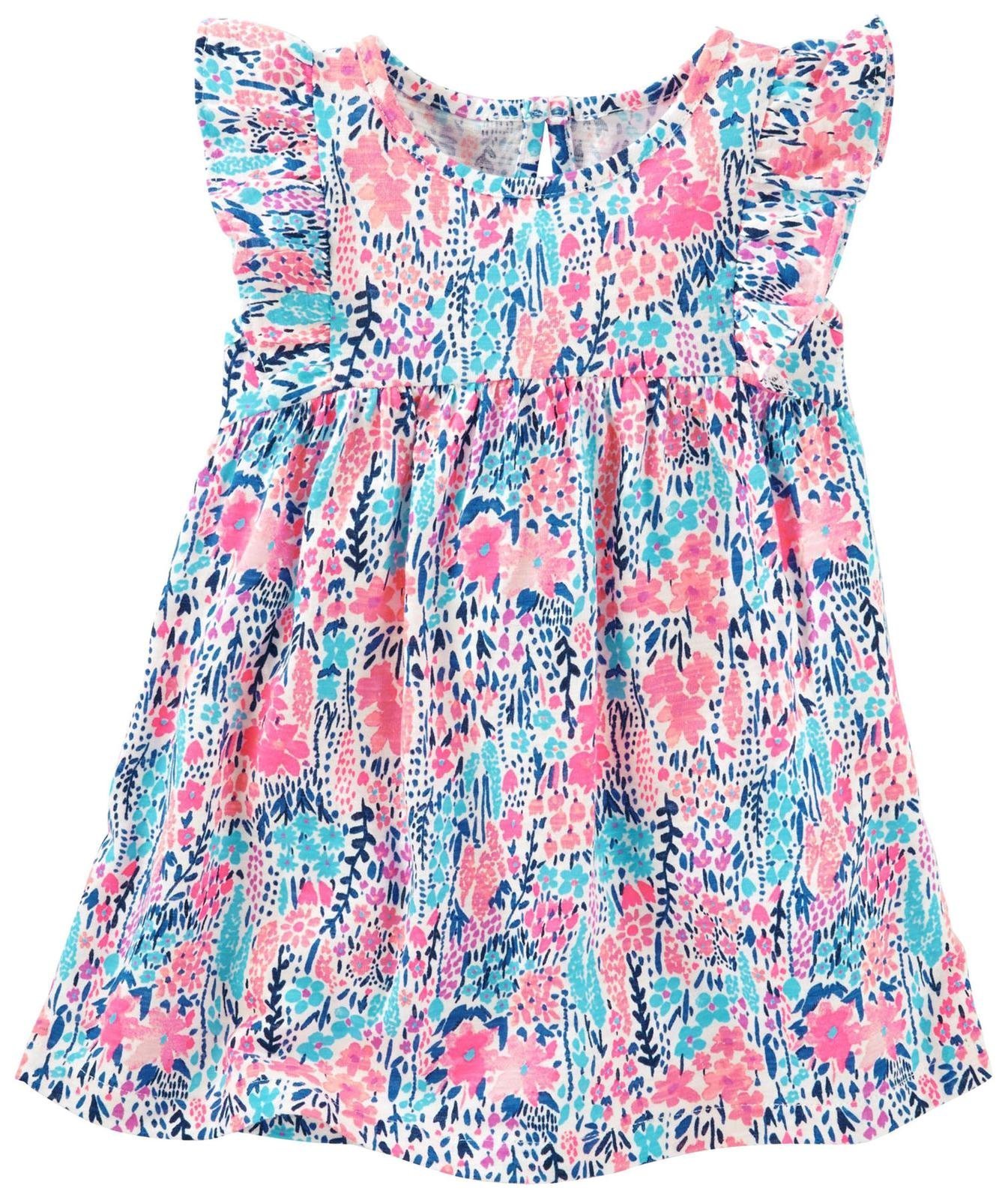 OshKosh B'Gosh Girls' Knit Tunic 31995012, Floral (972), 5