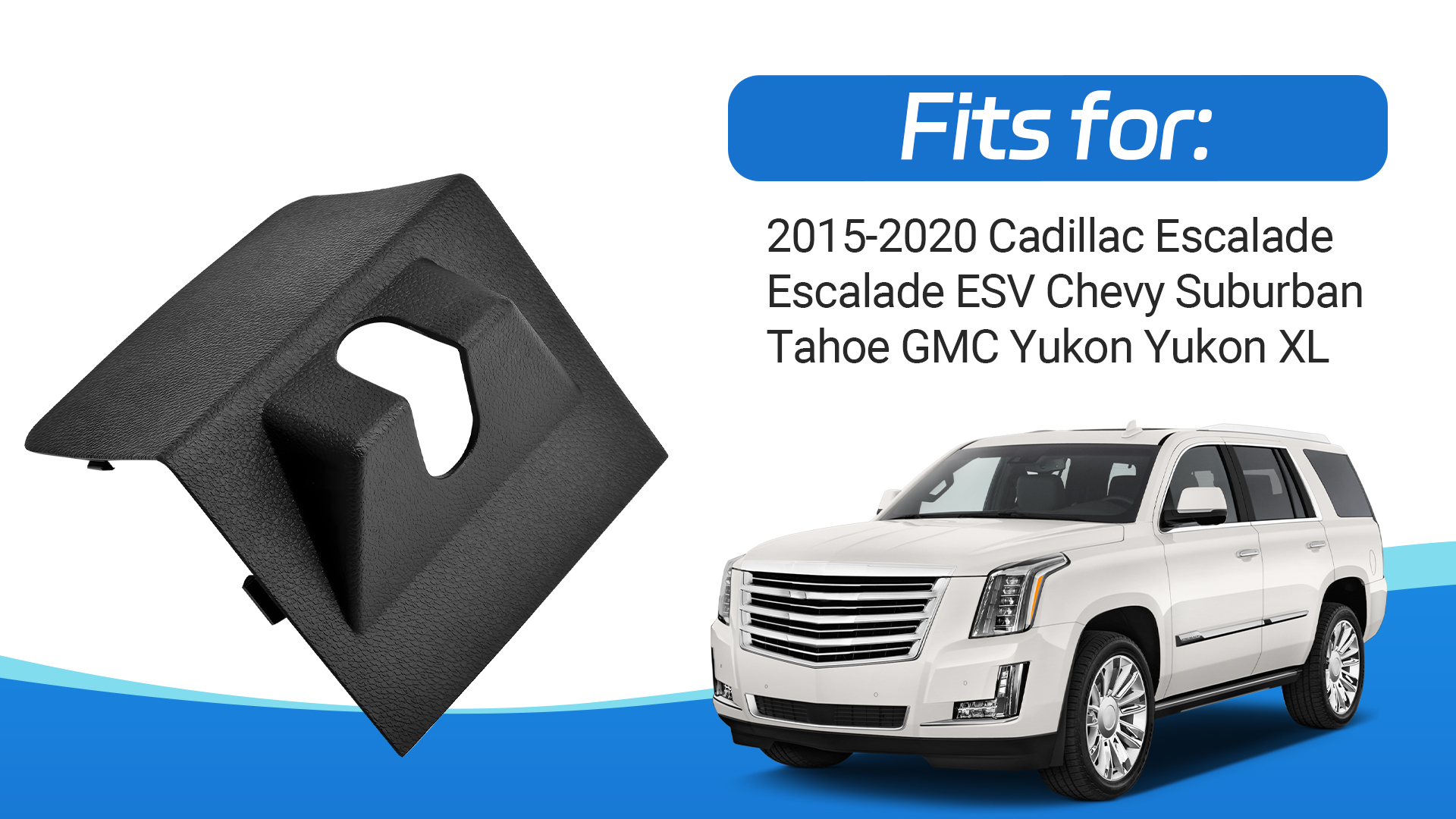 Accesorio Capota Con Interruptor Cerrojo De Capó Para Chevrolet Tahoe, Suburban, Cadillac Escalade 2015-2018 | Fácil Instalación Sensores De Aparcamiento