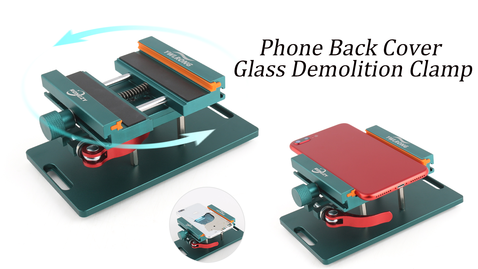 Apple - 【Lalamy】 Amazon.com: Phone Back Cover Glass Demolition Clamp for