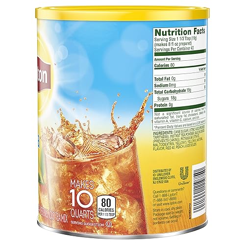 Miniatura 6 de Lipton Mezcla de té helado, melocotón 10 cuartos
