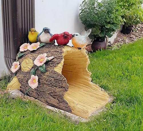 Vista 3 de coolboy Desviador de canaleta de escultura de pájaro, lluvia, extensión de canaleta Deco Downspout, desviador extensor de canalón de resina