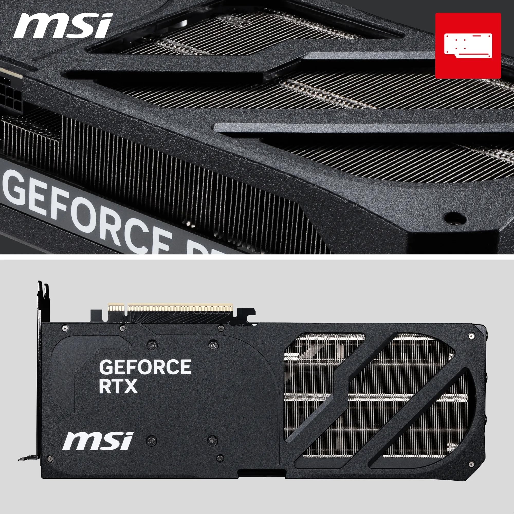 MSI GeForce RTX 5070 Ti 16G SHADOW 3X OC – 16 GB GDDR7 (28 Gbps / 256-bit) – PCIe 5.0 – Design termico a tripla ventola (3 x TORX FAN 5.0) – HDMI 2.1b / 3 x DisplayPort 2.1b