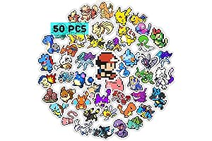 Nostalgic Retro Video Game Sticker Extravaganza