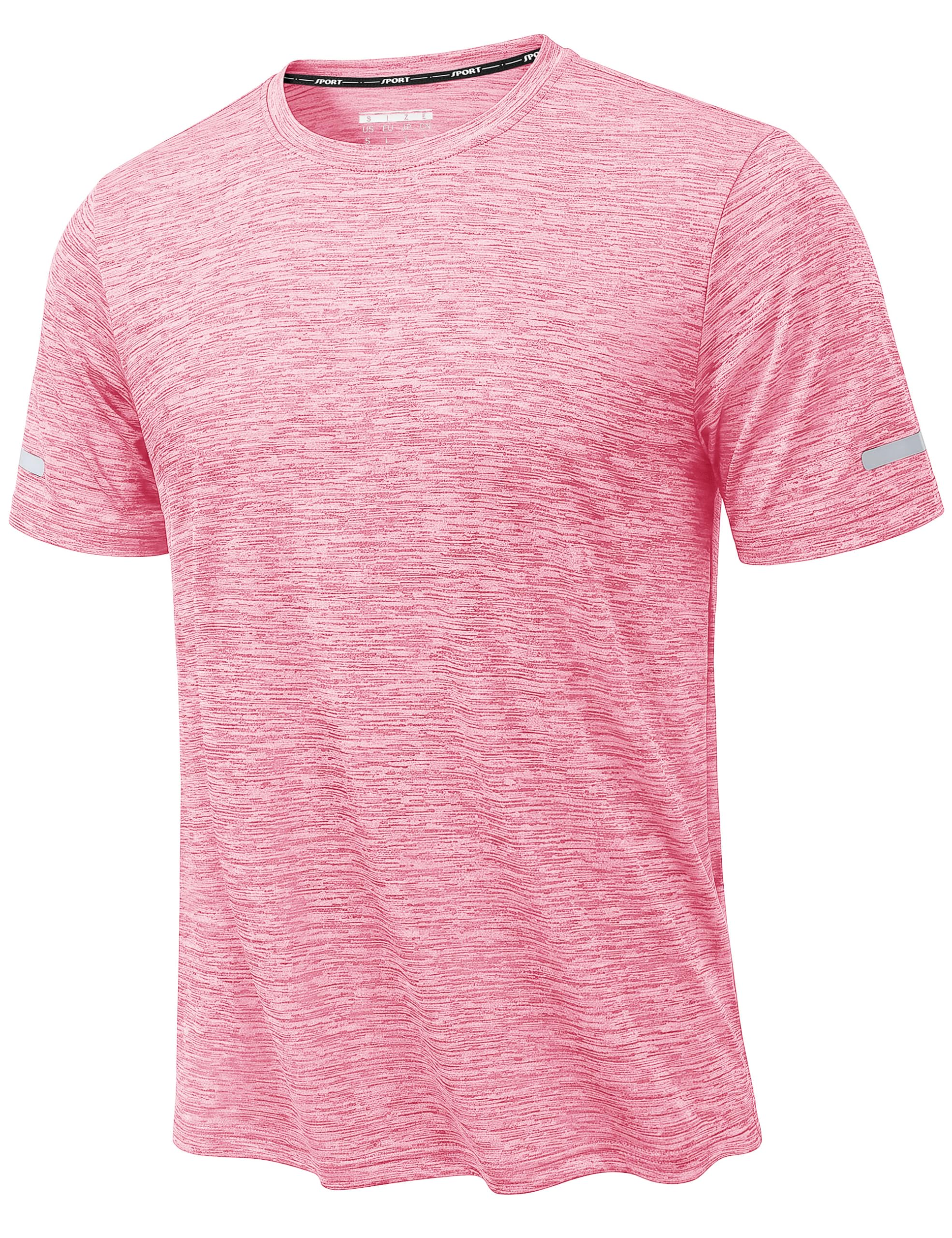 KEFITEVD Tshirts Herren Sport Funktionsshirt Kurzarm Schnelltrocknend Gym | Tennis Shirt, Sportbekleidung für Männer, schnelltrocknend, Rundhals und Basic Design, ideal für Fitness