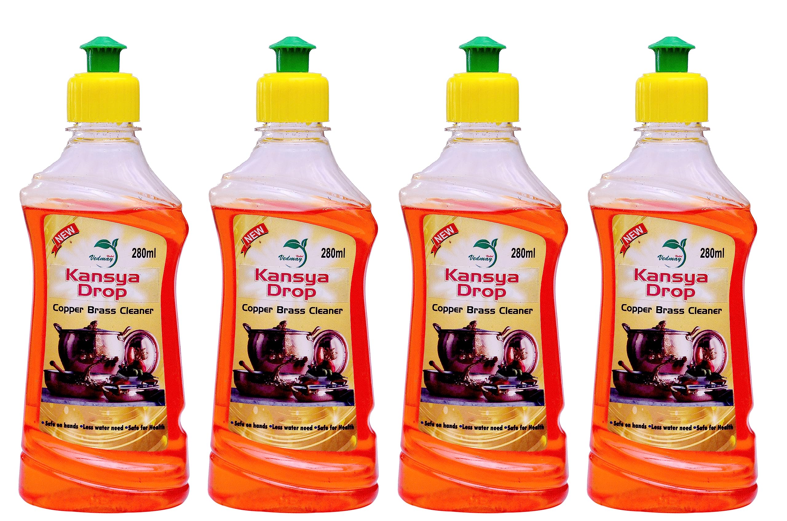 Vedmay Herbals, Kansya Drop copper brass cleaner (Pack of 4) (B0CCMV1TCH) Amazon Price History, Amazon Price Tracker