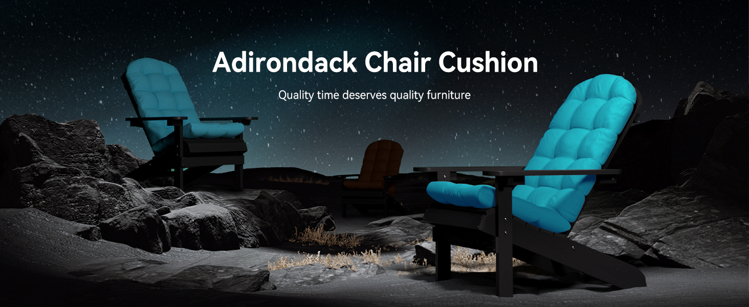 Amazon.com : YEFU Adirondack Chair Cushion, Rocking Chair Cushions