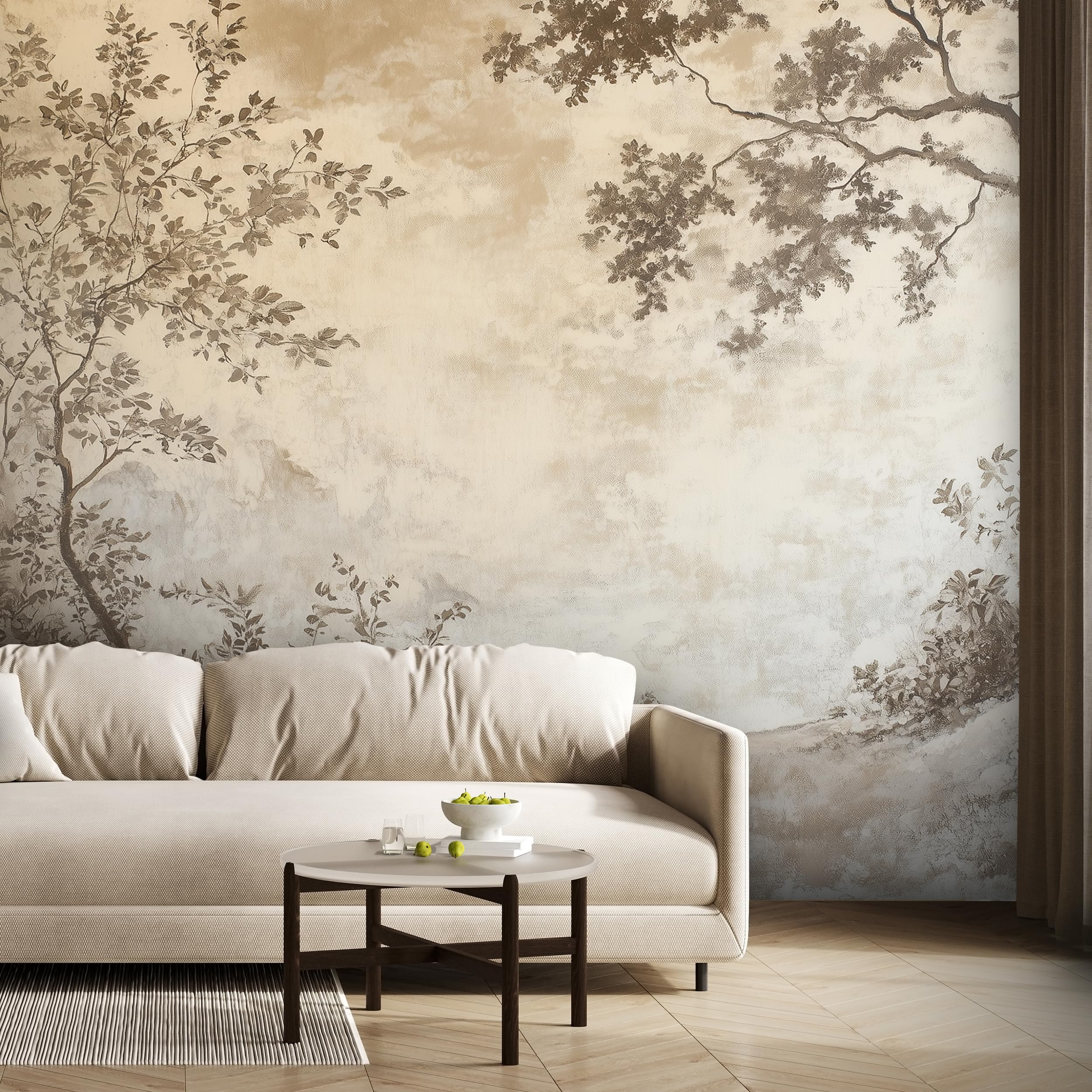 Feeby - 3d Tapete - 350x245cm - Fototapete Schlafzimmer - Wald Bäume Natur - Deko Wohnzimmer - Wallpaper - Wand Deko - Wandtapete - Wandbild XXL - Tapete - Wanddeko - Vliestapete - Wandbilder