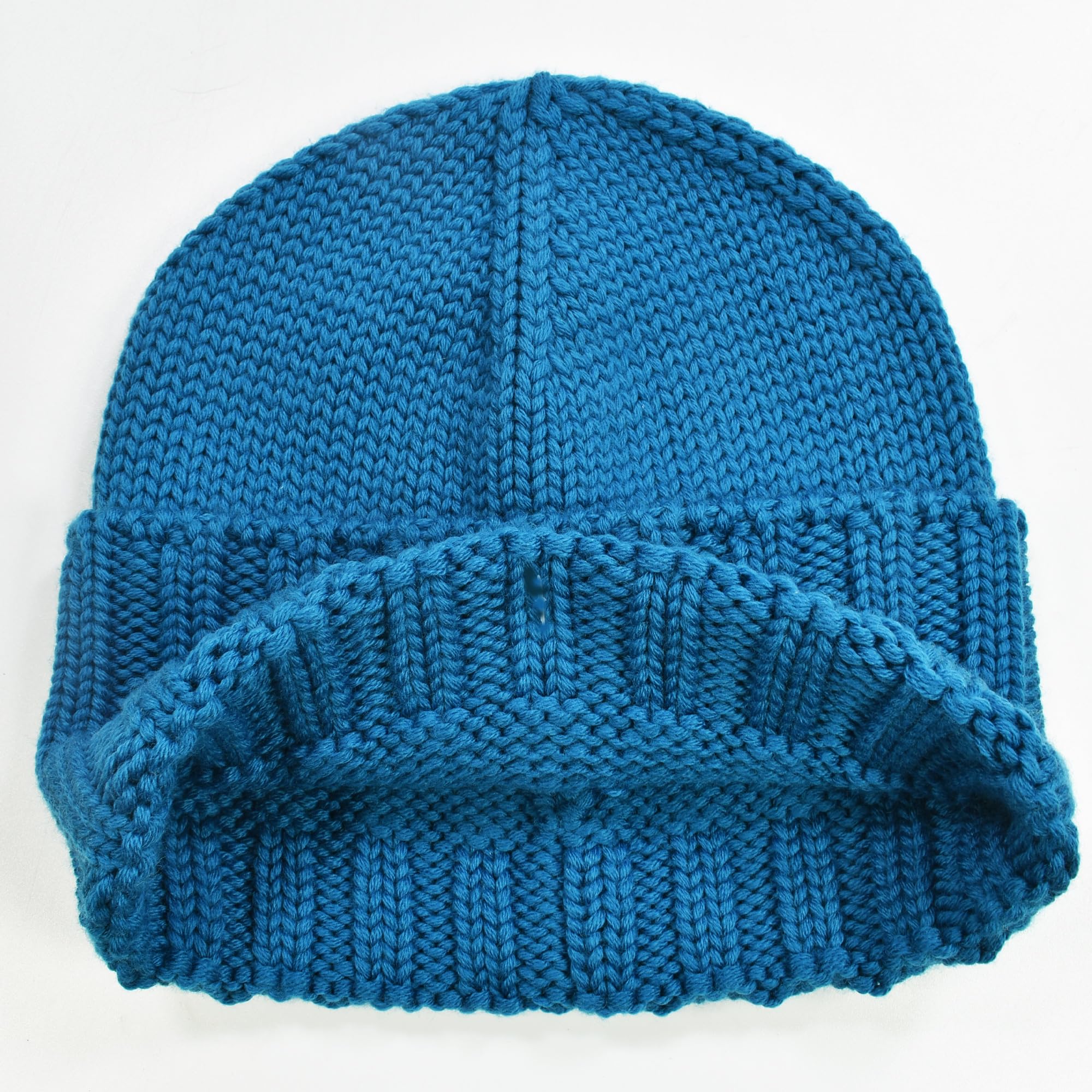 MELEGARI Bonnet Bonnet Bord Haut | Beanie Varese | Pure Laine mérinos | Made in Italy