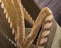 Vista 9 de Unique Loom Fars Collection - Alfombra de área - Monterey (2' 2" x 3' 1" Rectángulo, Marrón/Crema)