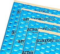 Vista 2 de Yaxa Basics - Alfombrilla de amortiguamiento de sonido para automóvil, 9.8 x 15.7 pulgadas, 34 piezas