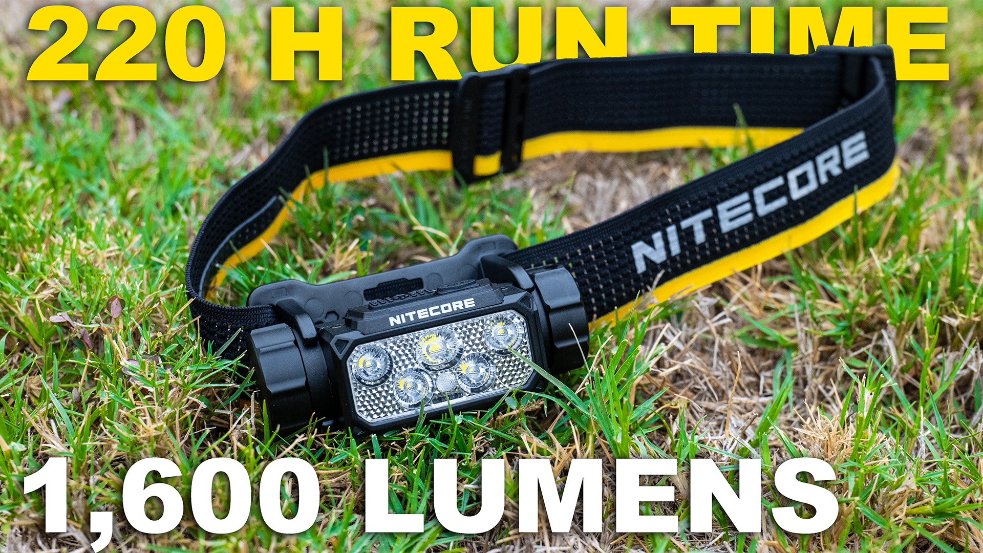 Nitecore HC75 UHE 3000 Lumen Flood Spot Light E-Focus Regolazione Lavoro Faro USB-C Ricaricabile Tag