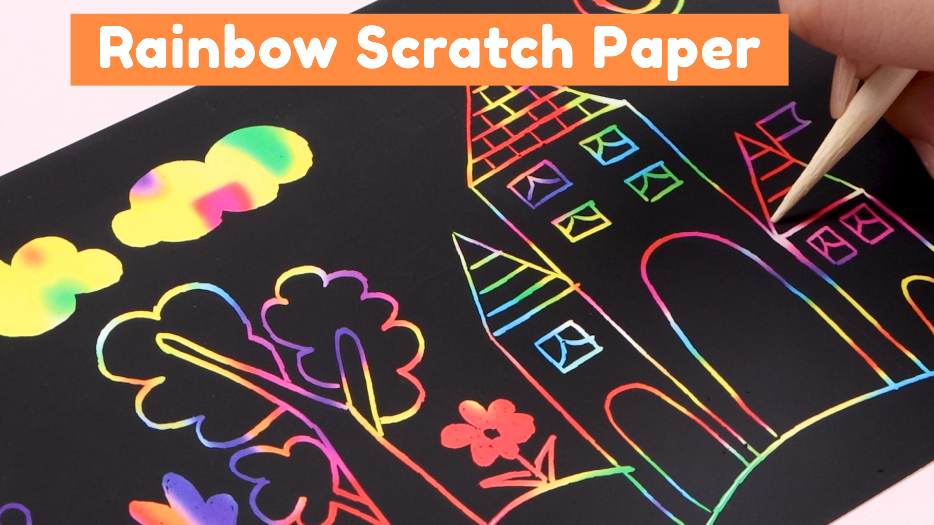 Scratch Art For Kids 48 Pcs Scratch Art Note Pads For Kids - Rainbow ...