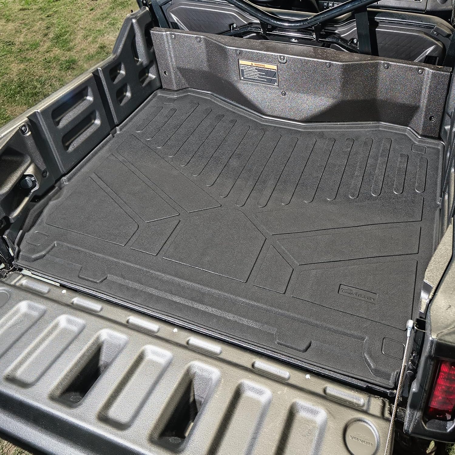 SMARTLINER All Weather Protection Custom Fit Rugged Rubber Bed Mat Liner Compatible with 2019-2025 Honda Pioneer 1000