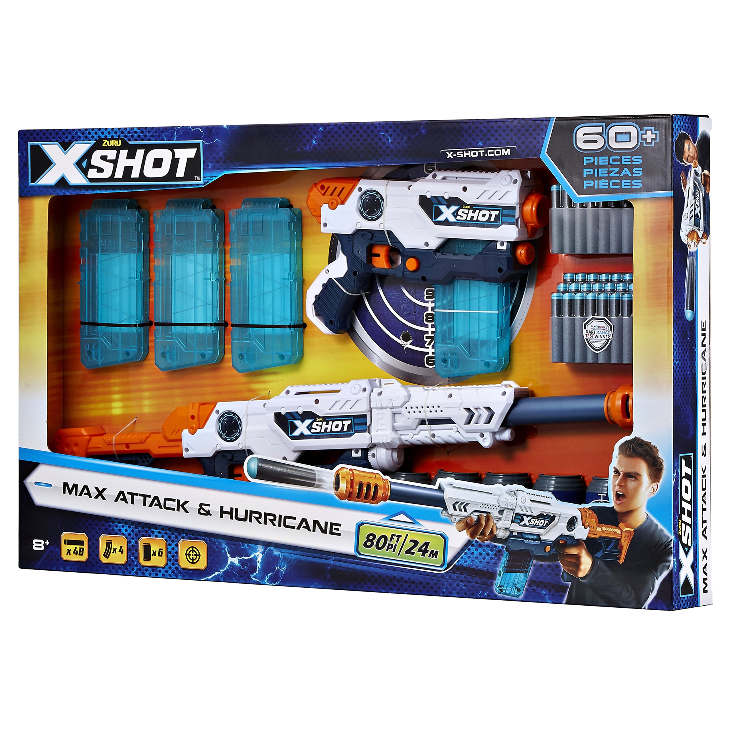 Amazon.com: ZURU X-Shot Excel Max Attack in Hurricane, 38536123KID