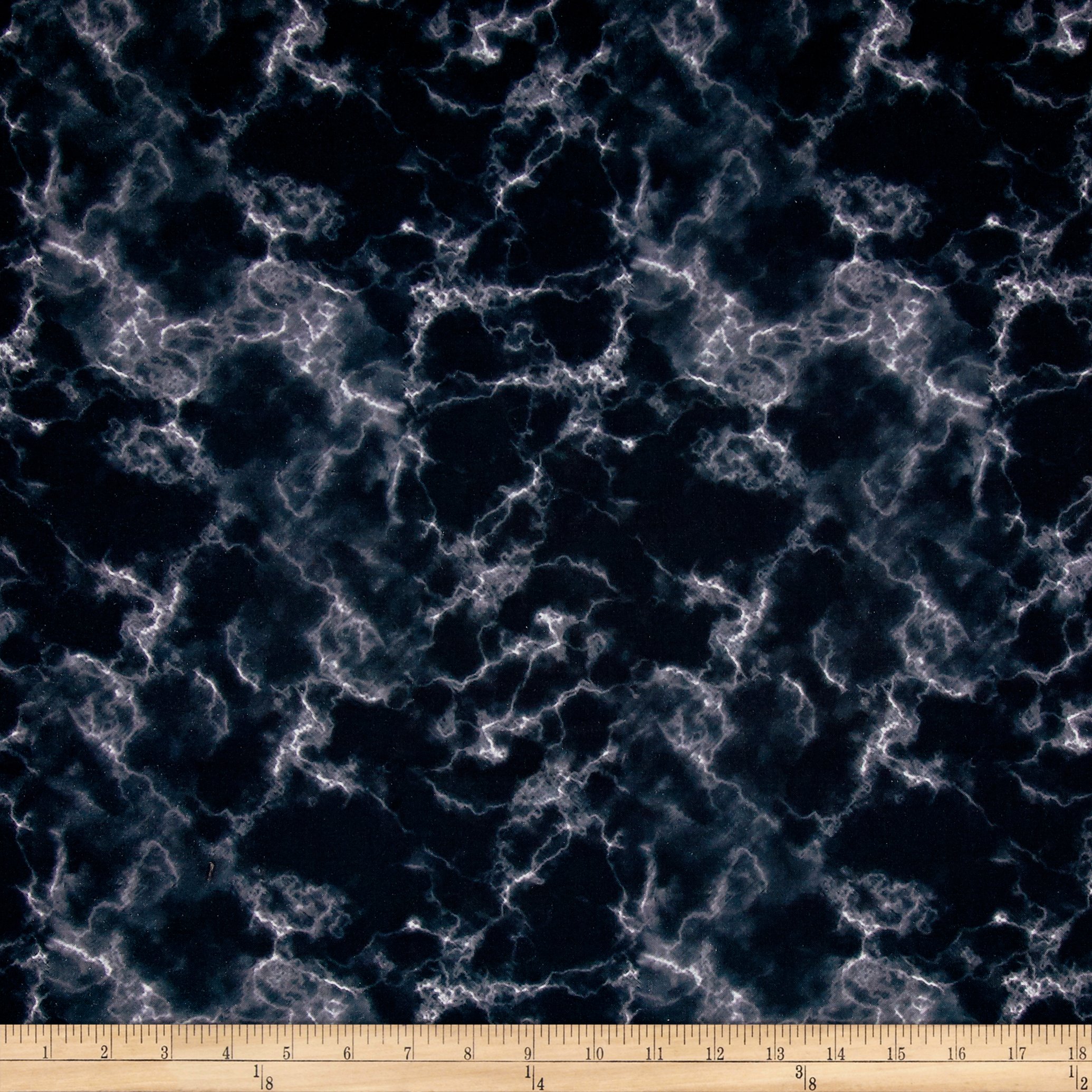 Camelot Fabrics 0493407 Mixology Luxe Digital Printed Marbled Black Fabric by The Yard
