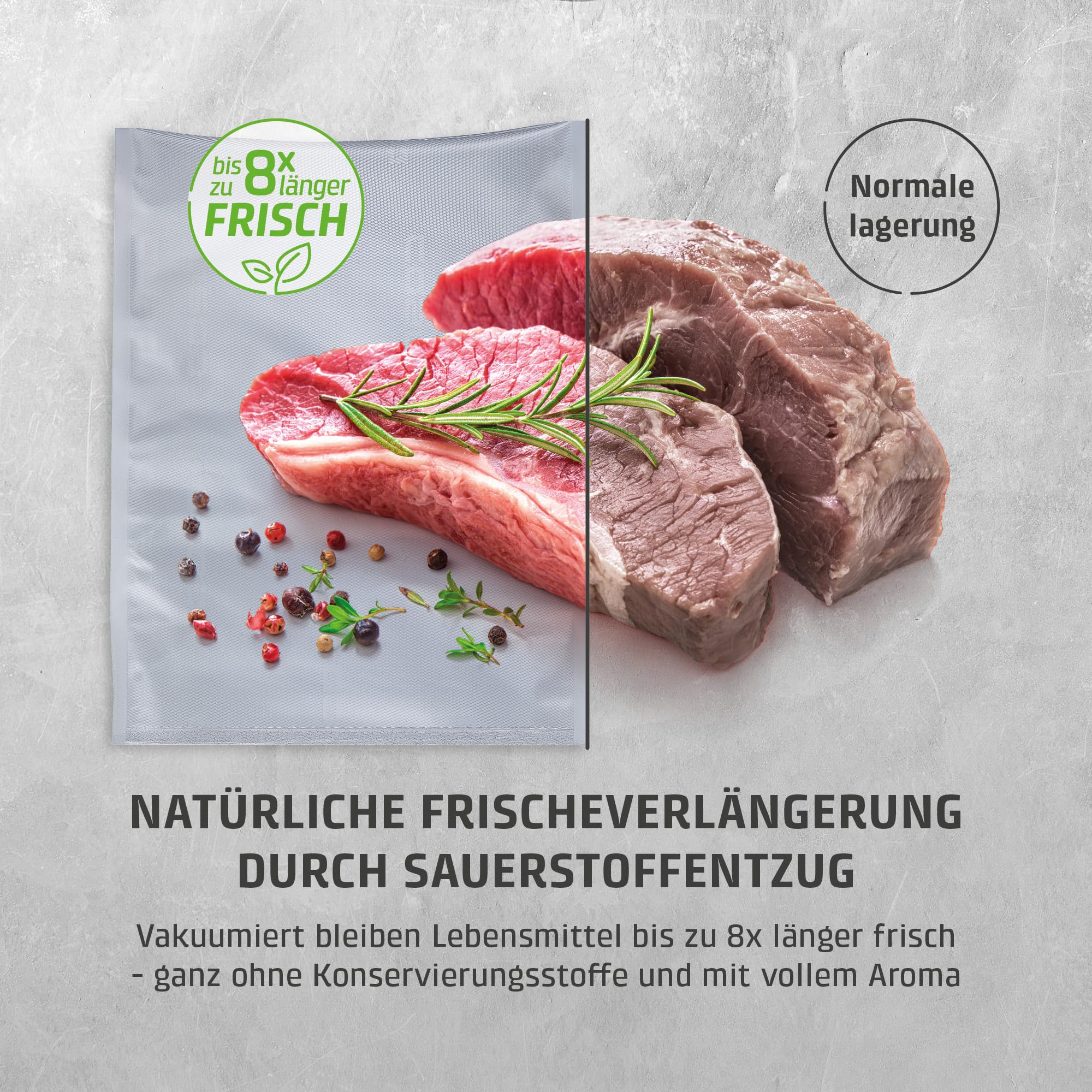 Caso HC170 Vakuumiergerät, Vakuumierer, Testsieger Haus & Garten Test, inkl. 10 Folienbeutel 20x30cm, Schweißzeit einstellbar, starke Pumpe mit 9 L/Min, extra breite Schweißnaht 2,5mm