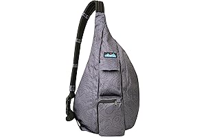 Kavu Rope Sling Mini Crossbody Bag - Stone Topo | Kavu