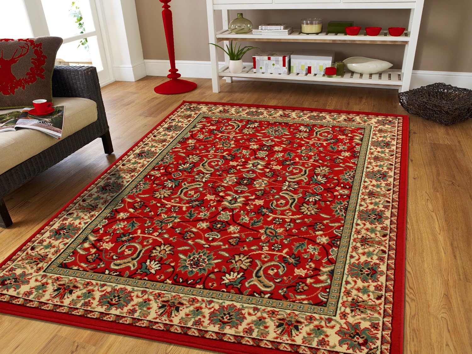 Red Persian Rugs for Living Room 5x8 Red Rugs for Bedroom