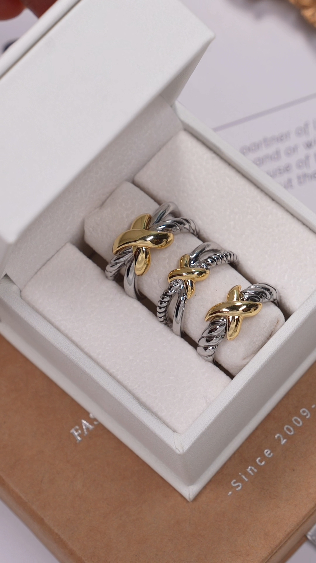 Mytys Anillos De Boda De Color Plata Y Oro Rosa Para Mujer, Sortija De Compromiso Con