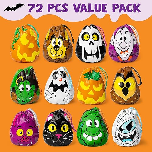 Miniatura 2 de Spooktacular Creations paquete de 72 Bolsas de fiesta para Halloween, fiesta de Halloween