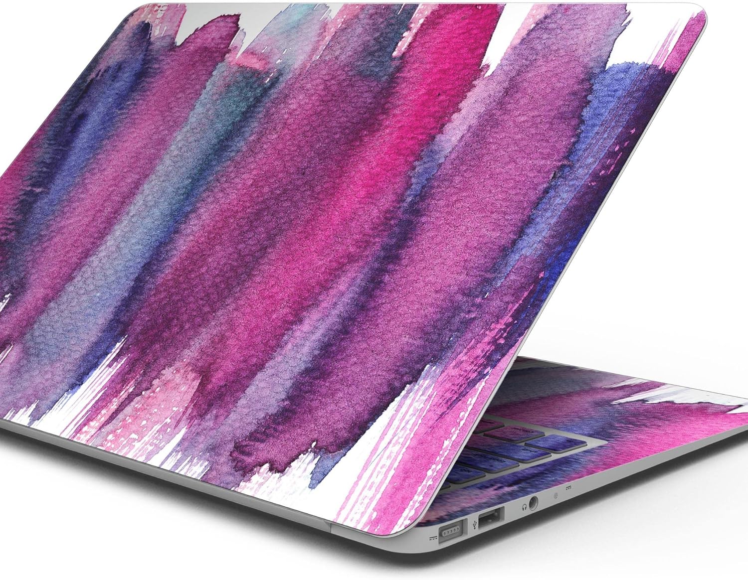 DesignSkinz - Violet Mixed Watercolor - Full-Body Wrap Protective Decal Skin Kit Compatible with MacBook 16" Pro M1 (A2485)
