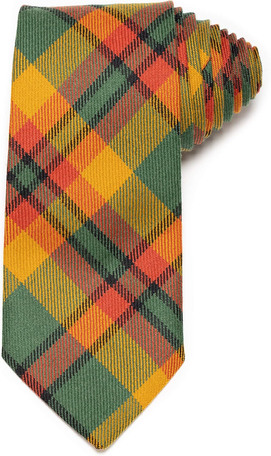 Irish County Derry Plaid Necktie Tartan Ties for Men
