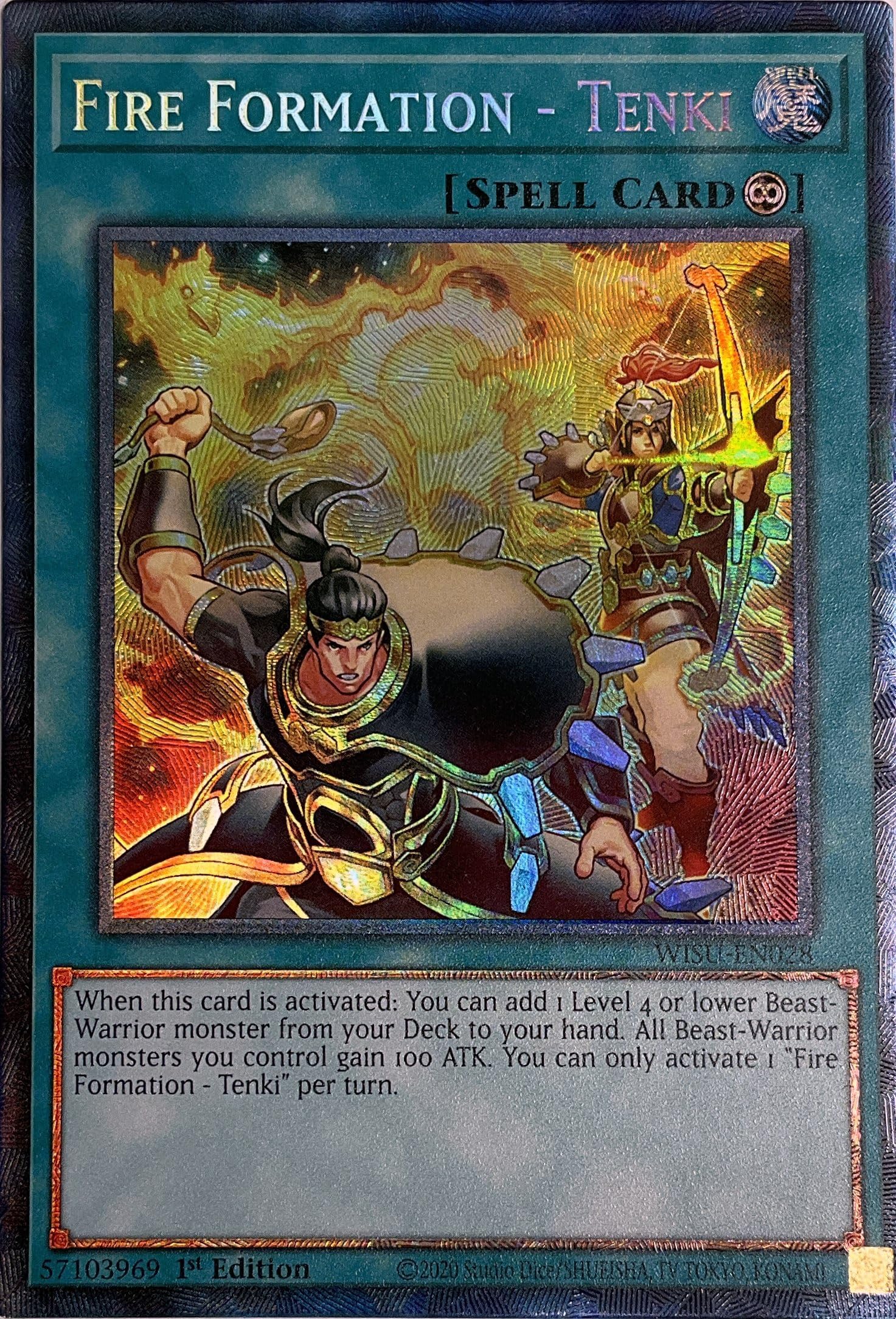 Amazon.com: Fire Formation - Tenki - WISU-EN028 - Collector's Rare