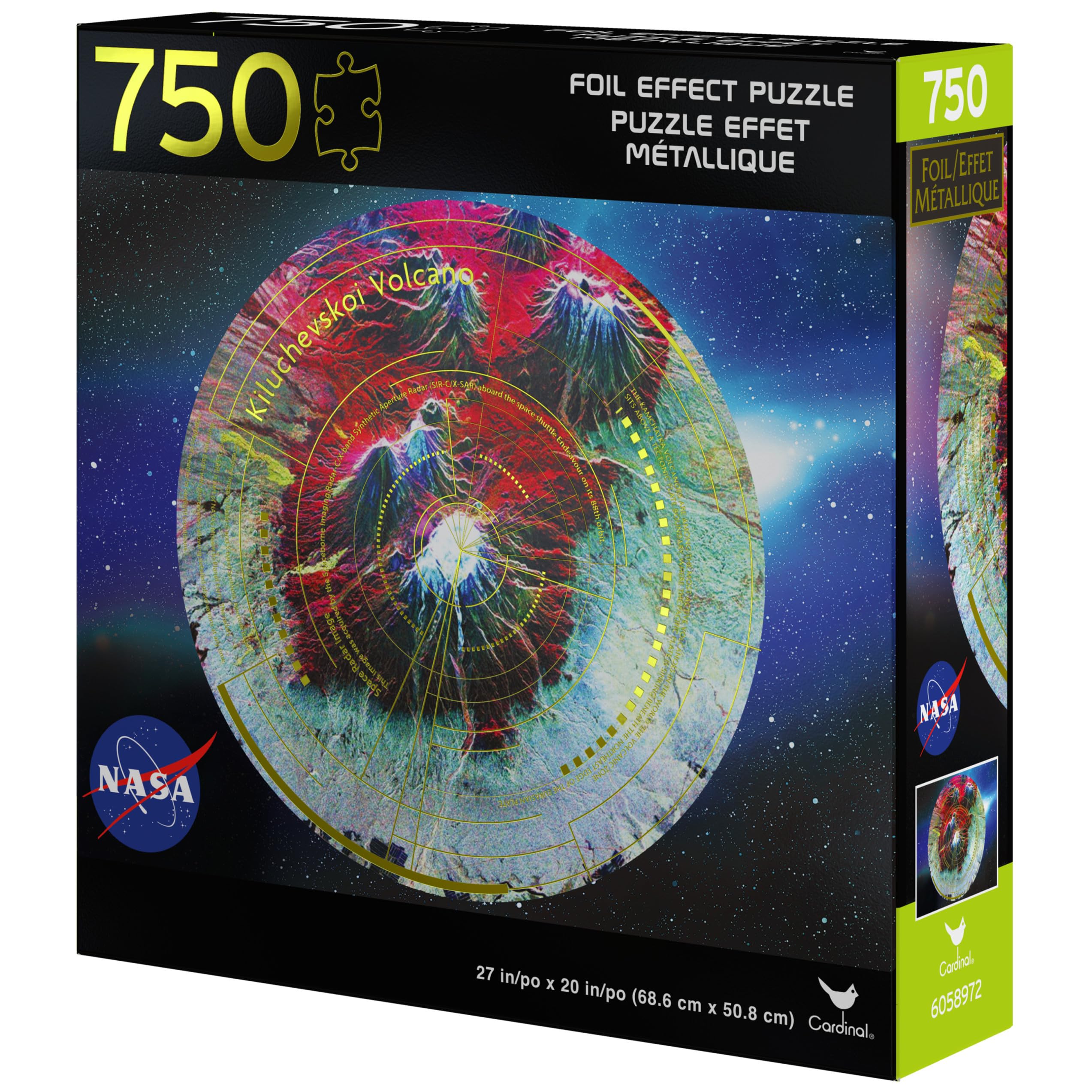 Amazon.com: NASA, 750-Piece Foil Effect Jigsaw Puzzle Kiluchevskoi