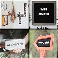 Vista 6 de 62 plantillas de letras del alfabeto de 2 pulgadas, plantillas de letras reutilizables de letras y números, plantillas de manualidades para pintar