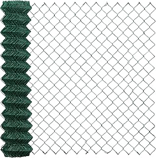 10 Raspberry Fence Ideas for Organized Berry Gardens 87 CAPHAUS Galvanized Steel 9 Gauge Green Vinyl Coated Chain Link Fencing W...