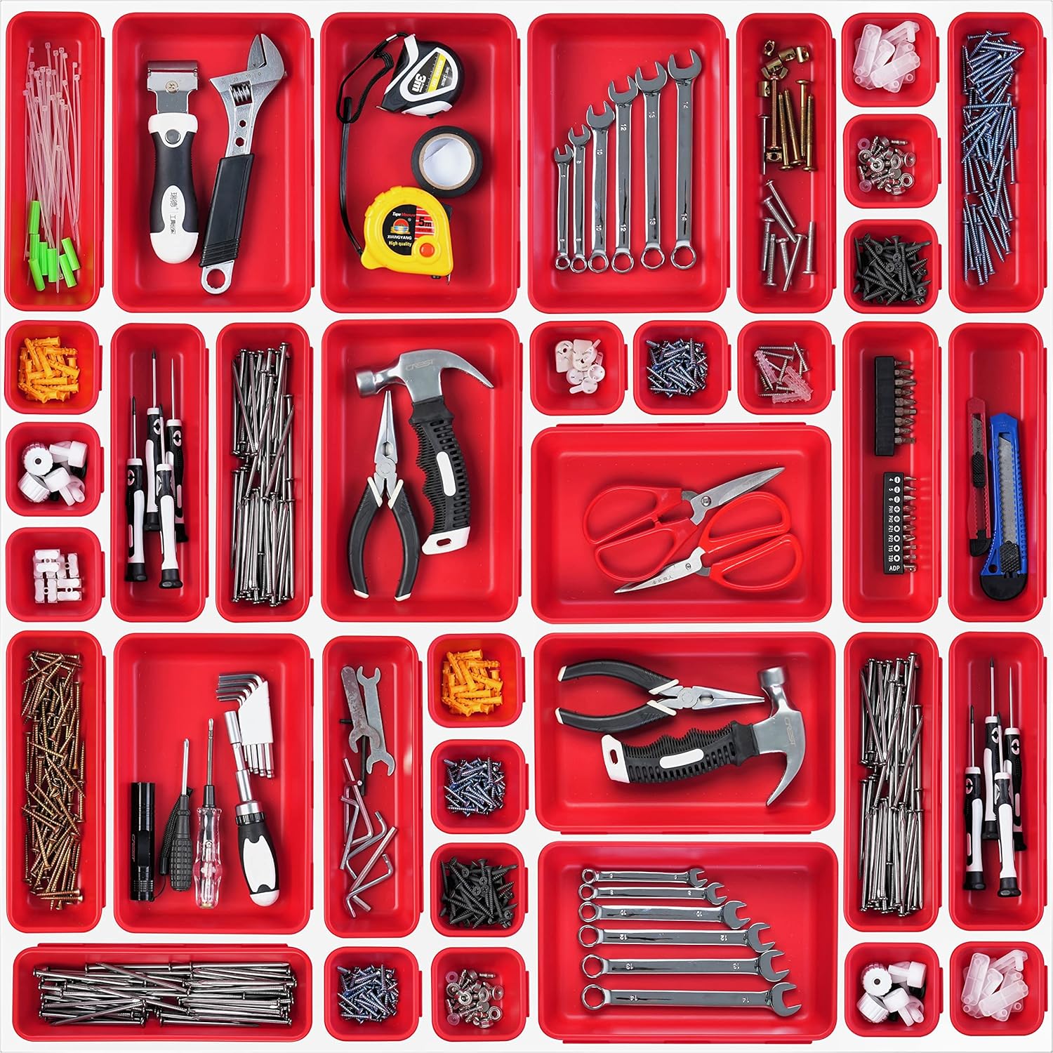 ONREVA Tool Box Organizers and Storage Trays, Tool Drawer