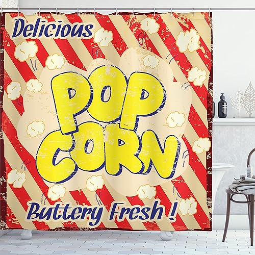 Miniatura 19 de Ambesonne Cortina para regadera náutica con palmeras