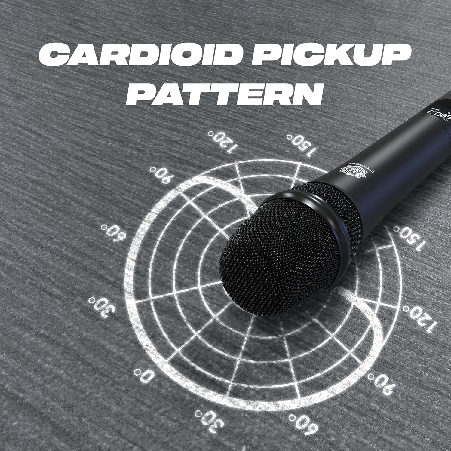 DIGIMORE Dual Wireless Microphone System | 324ft Range | Metal Body | Cardioid Mic | XLR Balls + 1/4" UnBal Outputs | For Singing, Live Events, Church, DJ & Karaoke