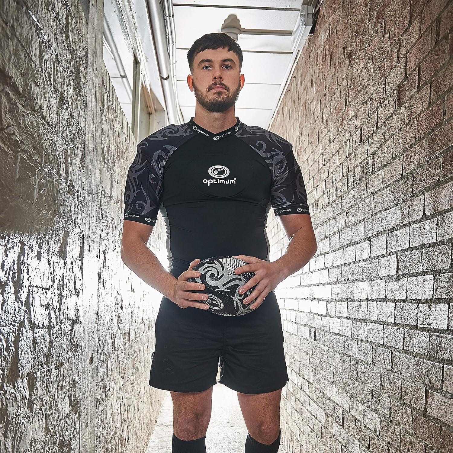 Optimum Razor Rugby Oberteil mit Schulterschutz