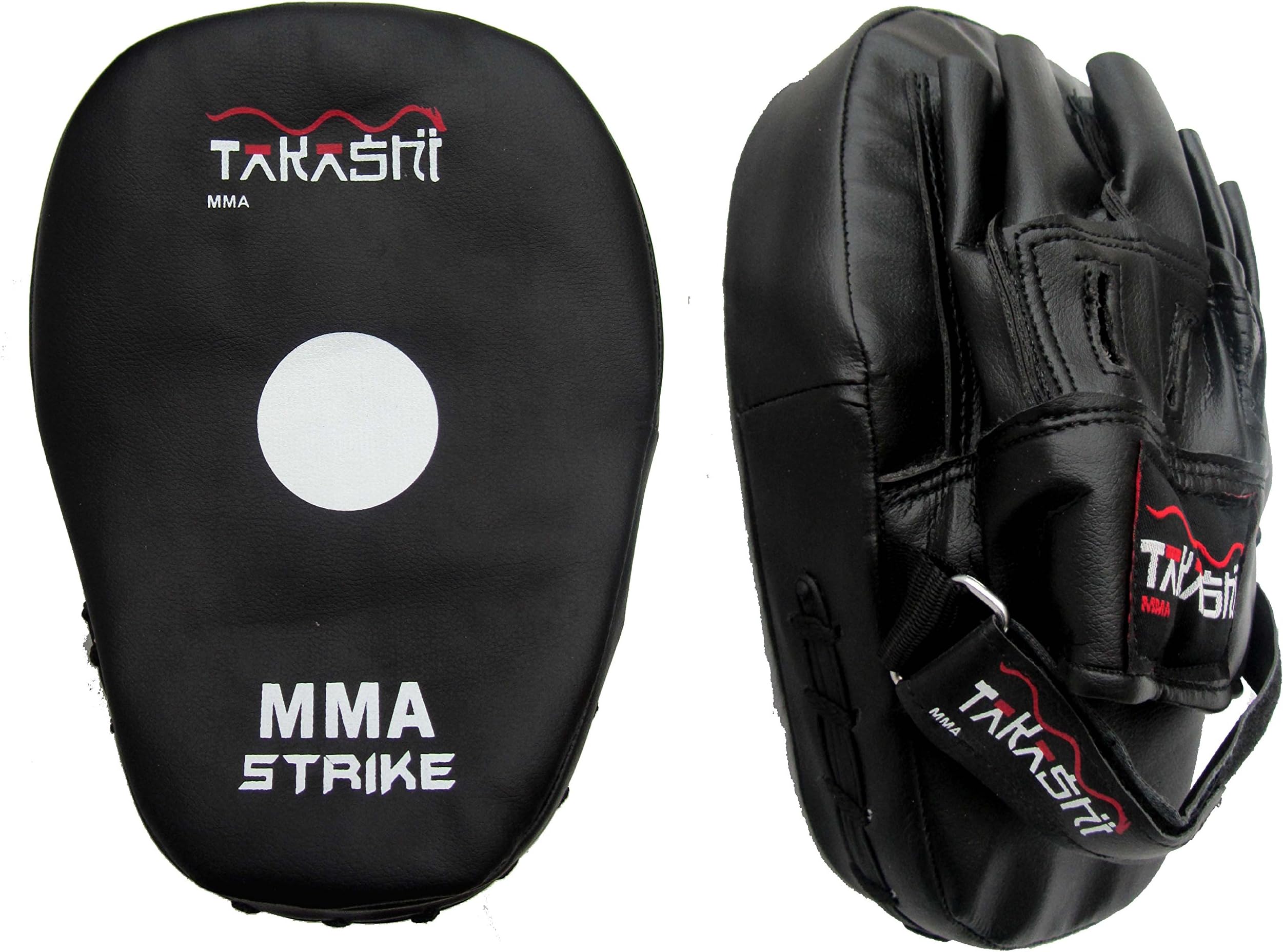 MMA Punch Mitts, Focus Pads Pads TAKASHI 1 Pair (Curved Pads) Karate, Kempo, Taekwondo Strike targets