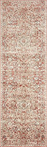 Miniatura 5 de Loloi II Saban Collection, SAB-02, óxidobeige, 3 pies y 9 pulgadas x 3 pies y 9 pulgadas, alfombra decorativa redonda, suave, duradera, marroquí,