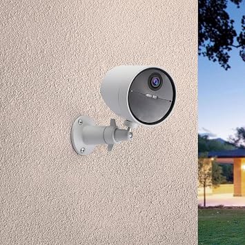 UYODM 2 Pack Wall Mount Holder Compatible with SimpliSafe Outdoor Security Camera, 360Rotation Security Bracket with 1/4 Screw Thread , Camera Not Included (White)