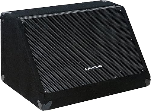 Sound Town Altavoz Pasivo DJ PA Stage Monitor METIS-10M 10 "300W con controlador de compresión para sonido en vivo, bar, iglesia