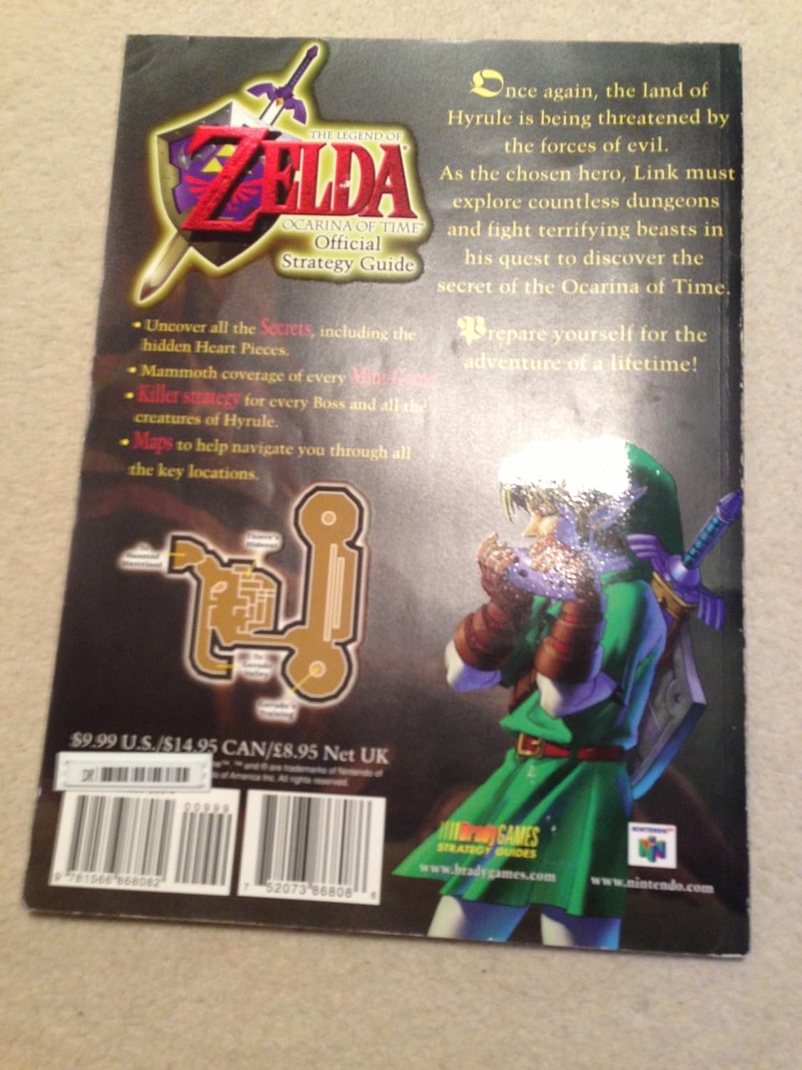 The Legend of Zelda Ocarina of Time Official Strategy Guide McBride