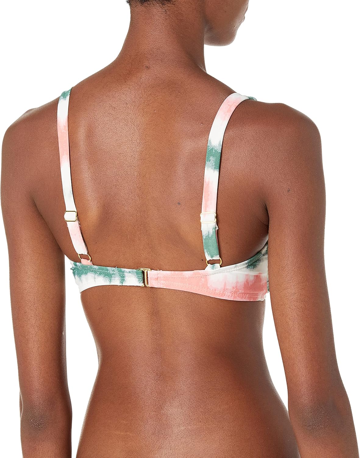 Hot Water Women's Standard Tall Triangle Bikini Top Swimsuit with Knot Front - Image 2