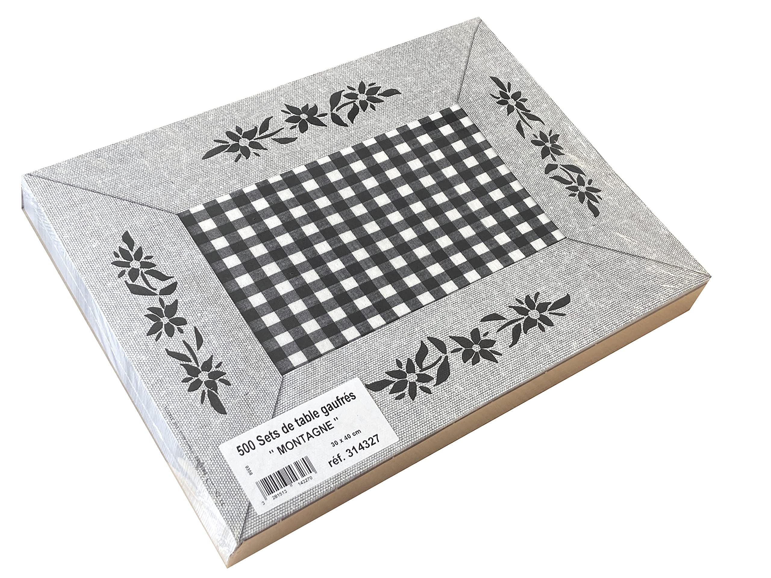Pro Mantel 314327I - Mantel Individual de Papel de gofres (30 x 40 cm, 500 Unidades)