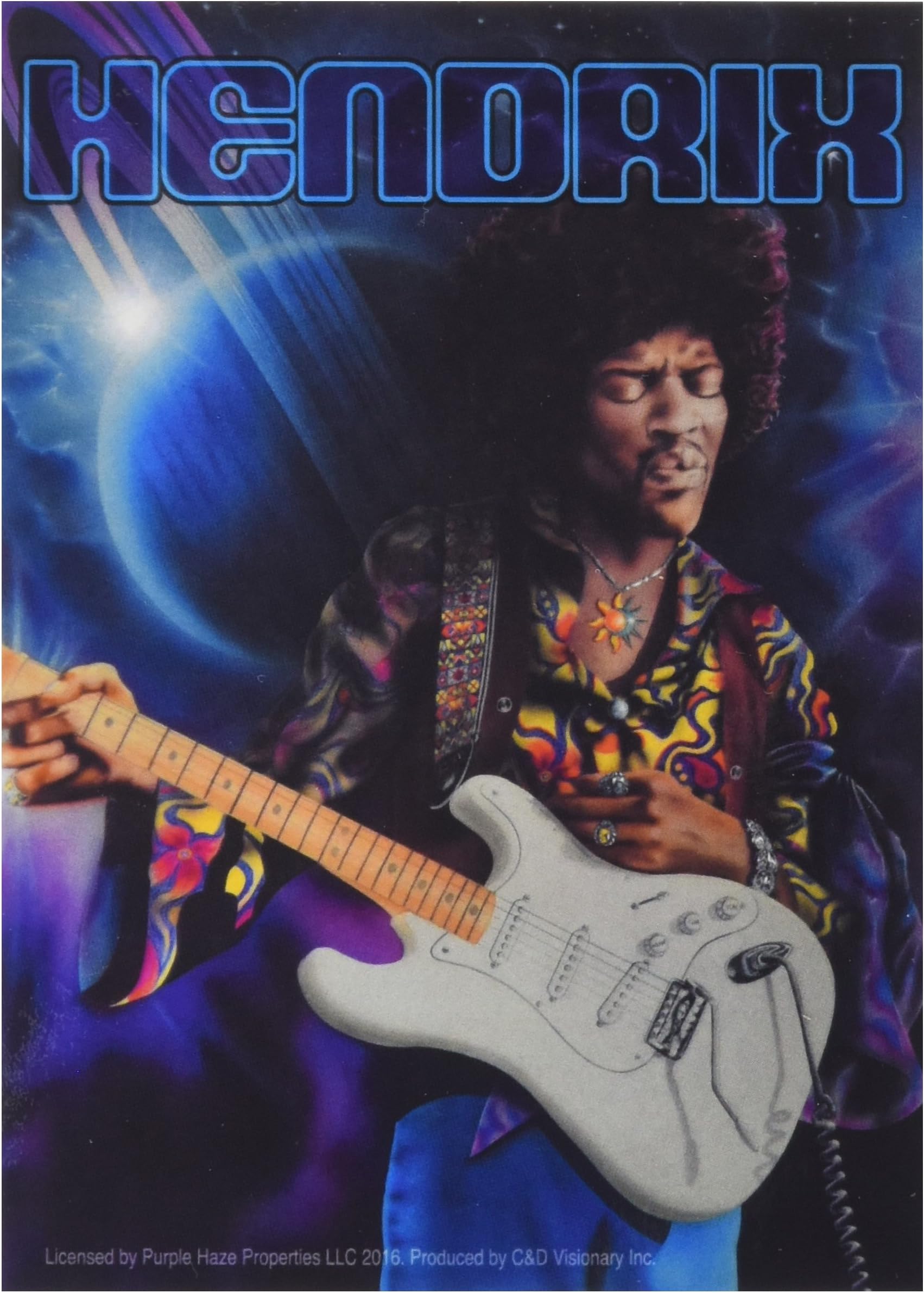 C&D Visionary S-8086 Jimi Hendrix Sticker