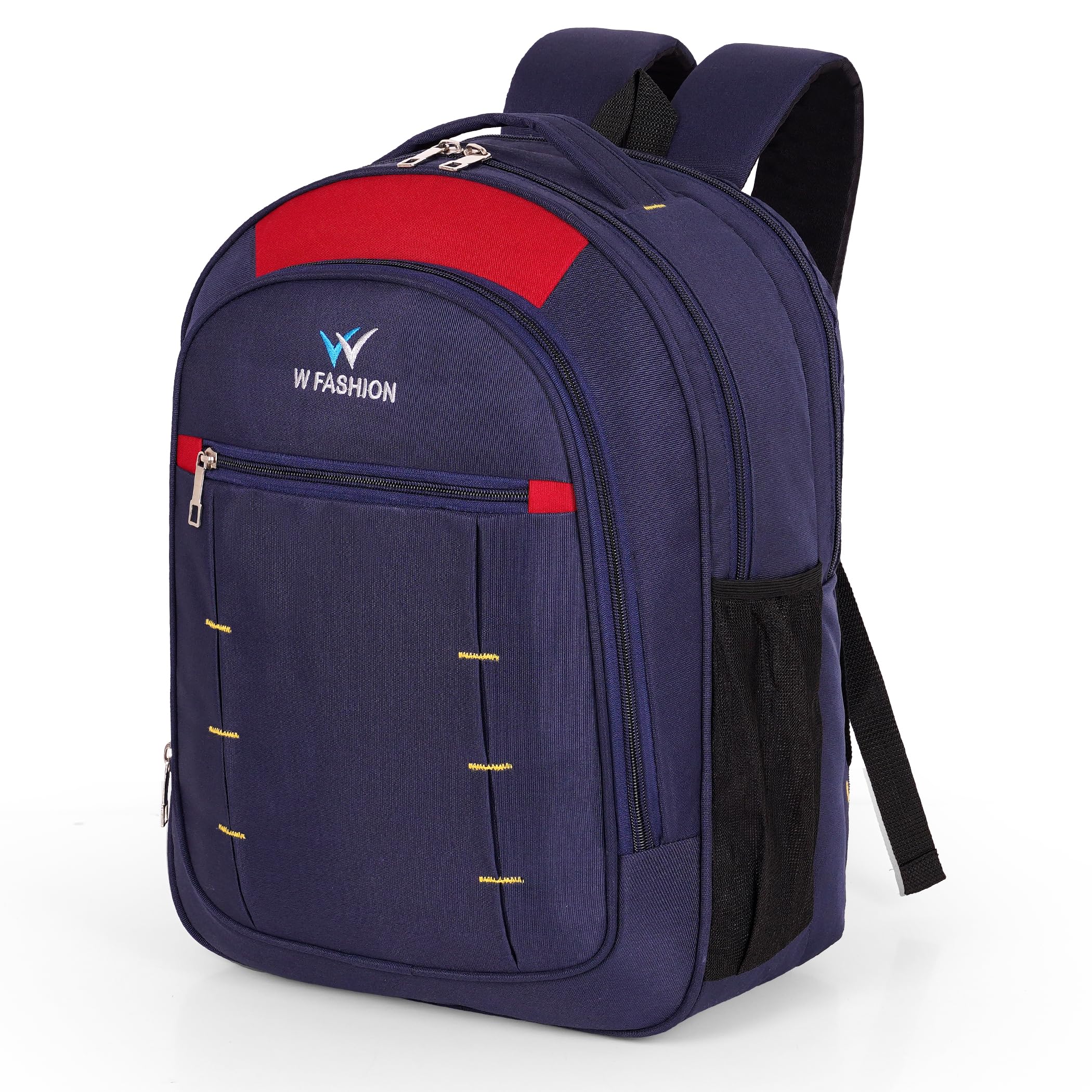 W Fashion Classic Blue Daily Use Backpack 40 Liter multi compartment lightweight waterptoof laptop backpack school college office tour & travels 4