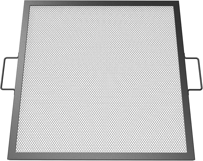 VEVOR Square Fire Pit Grate, 30 x 30 inch Fire Pit Grill Grate, XMarks