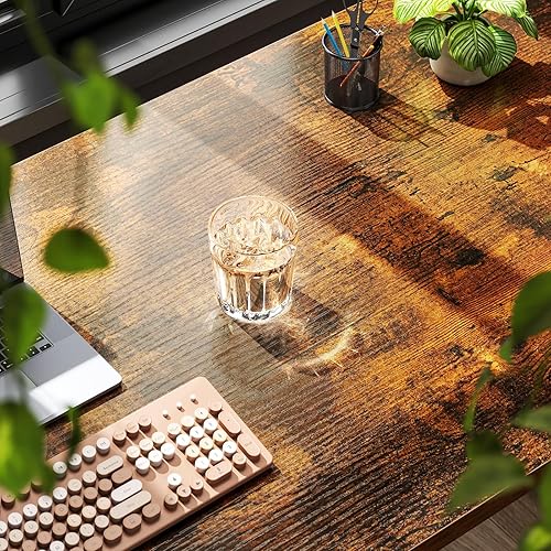 Miniatura 6 de Coleshome - Escritorio para computadora de 40 pulgadas, estilo moderno y sencillo, ideal para oficina en casa, escritorio estudiantil para escribir,