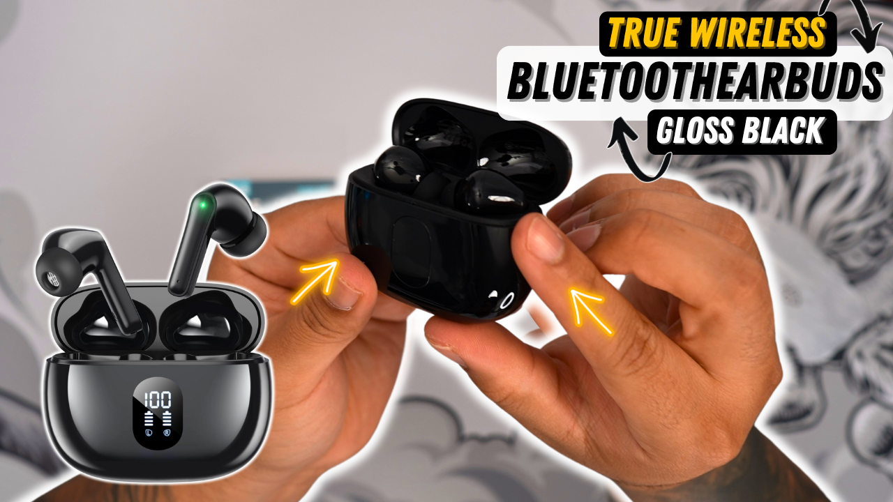 Watch True Wireless Earbuds T18 Gloss Black on Amazon Live